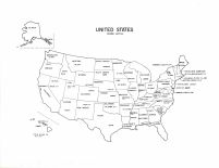United States Map, Buchanan County 1988